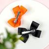 2PCS/Set Children's Hair Clip Girl Halloween Pumpkin Head Witch Hat Ghost Candy Bat Party Bow Duckbill Clip Hair Clip