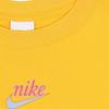 Nike Cartoon Pattern Print Logo Round Neck Vintage Short Sleeve T-Shirt Women Tops Yellow DV3204-739