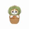 Mofusand Shark Cat Plush Toy With Keychain For Girls And Teens Collectible Gift
