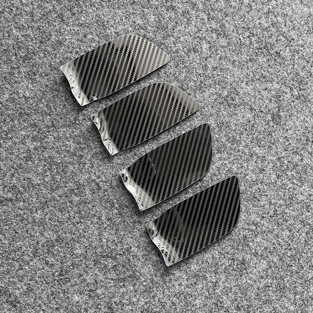 For Nissan Murano 2015-2024 Carbon Fiber Metal Look Inner Door Handle Stickers