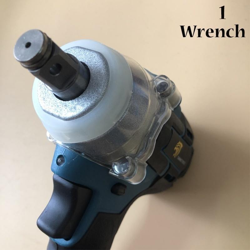 

[Без аккумулятора] 520 Нм, ударный гайковерт с крутящим моментом 1/2, бесщеточный аккумуляторный электрический ключ, дрель 1 * Electric Wrench синий