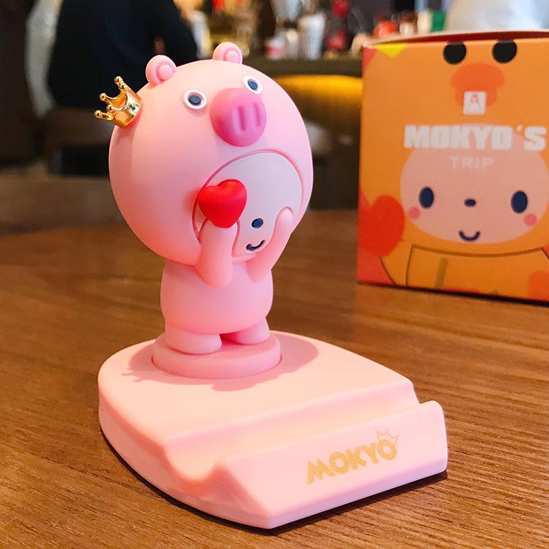 

Dual-Use Monkey Car Navigation Mount: Creative, Multi-functional Cartoon Stand for Home or Car