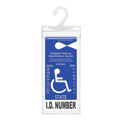 Disabled Parking Placard Holder | Transparent Handicap Accessories Garage Parking Assist - Handicap Placard
