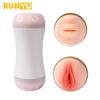 2 In 1 Masturbators Vagina Oral Sexy Toys For Men Artificial Pussy Realistic Mouth Blowjob Male Masturbation Adult Goods