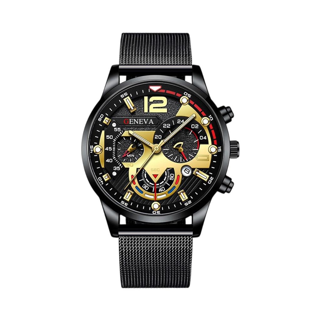 Men's Waterproof Luminous Running Alarm Clock Watch
