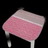 Spliced Fabric Breathable Placemat & Office Cushion