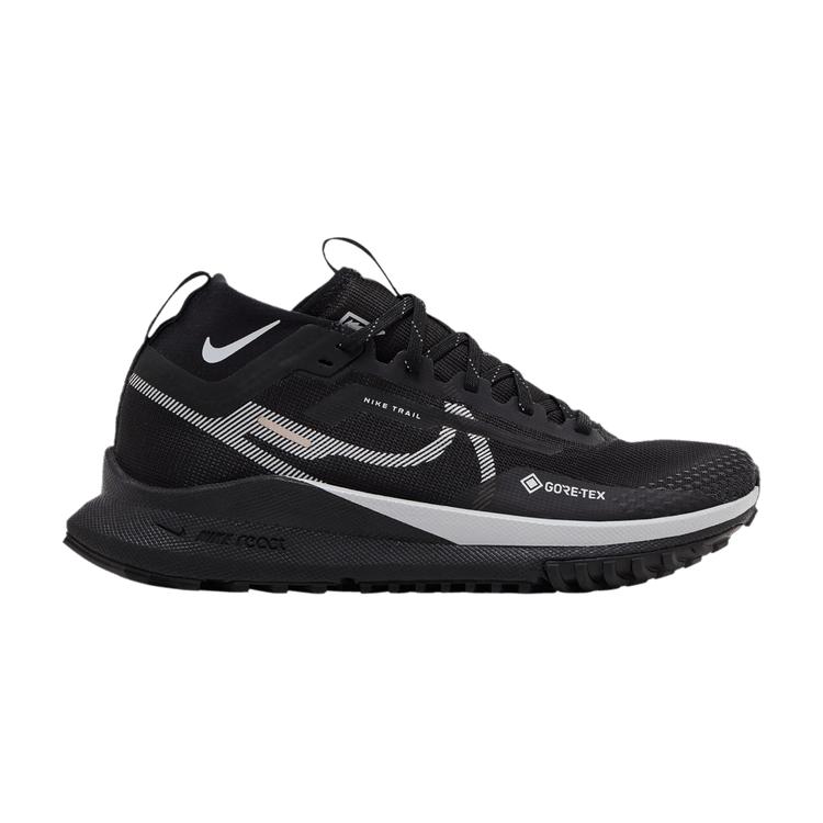 Nike Wmns React Pegasus Trail 4 GORE-TEX  Black Reflect Silver  36.5