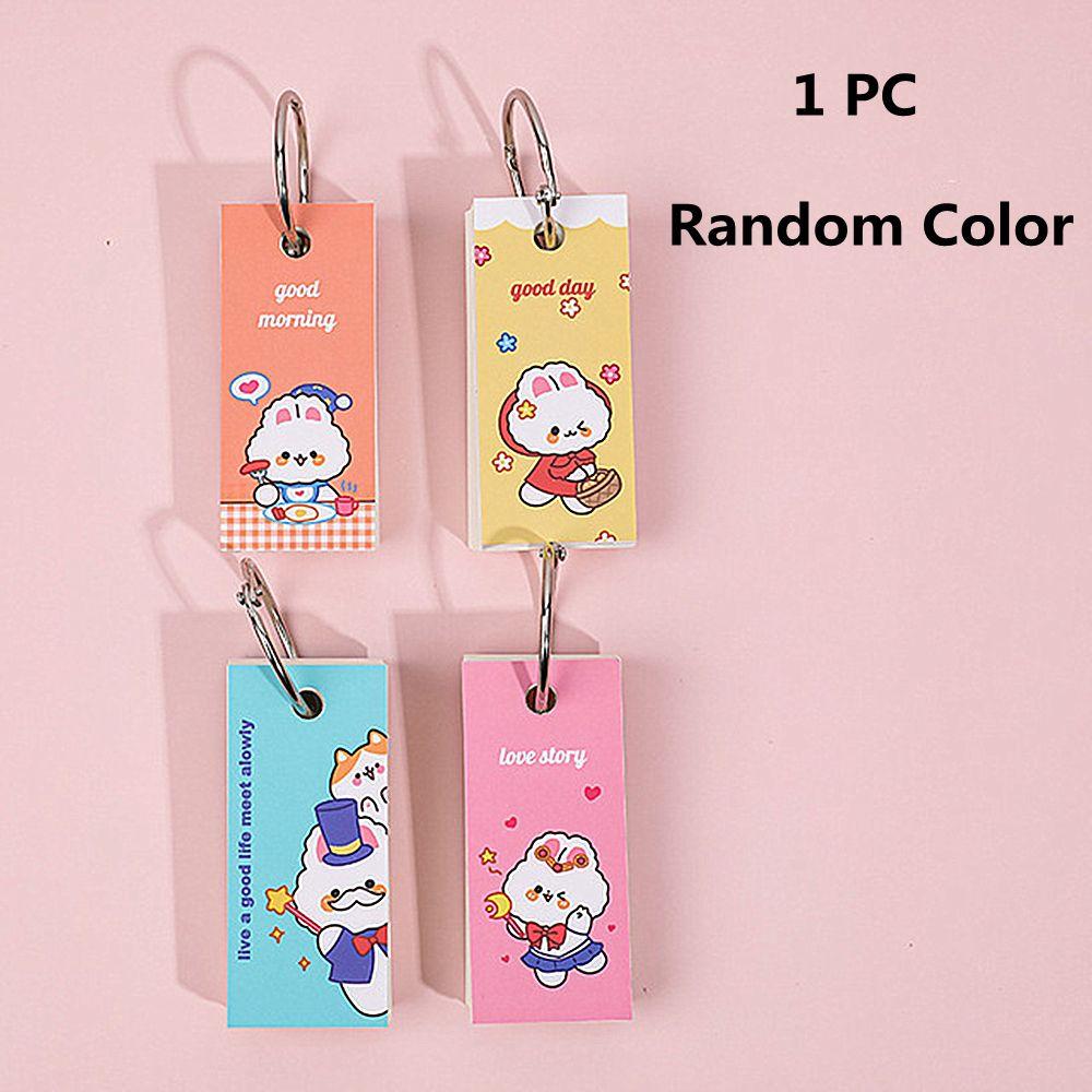 1PC Stationery Binding Cartoon Memo Pad Notebook Coil Loose-Leaf