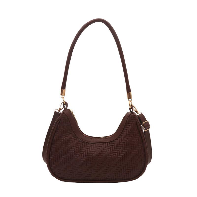 New Woven Underarm Bags New Trendy Fashion Shoulder Casual Handbags Commuter Women's Bags