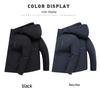 Men's 2025 Thickened Hooded Winter Down Jacket - Middle-aged Business Wear