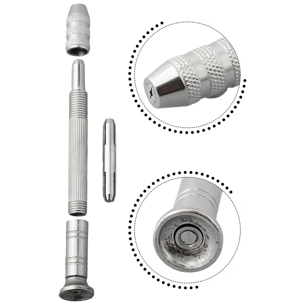 Mini Hand Drill With Keyless Chuck+10Pcs 0.3-3.2mm HSS Drill Bits For Drilling Wood Diamond Linden DIY Wood Craft Handmade Tools