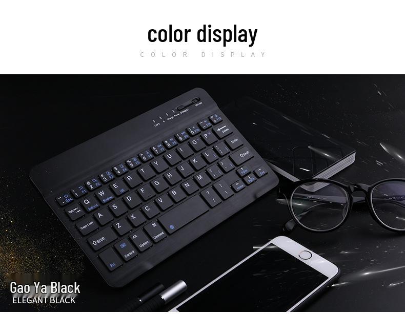 8" Ultra-Thin Wireless Bluetooth Keyboard for Windows, Android Tablets & Phones