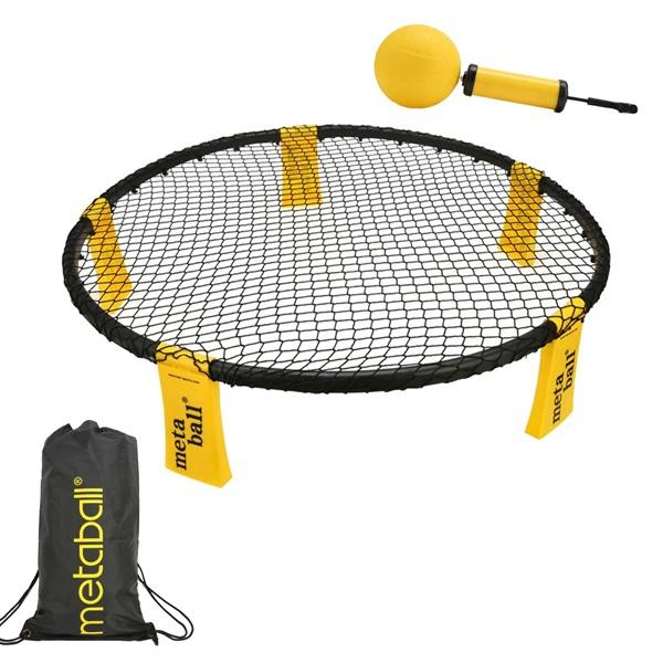 

Мини-игровой набор для пляжного волейбола с шипами, командный вид спорта, спортивный мяч для газона, оборудование для фитнеса с 3 мячами, волейбольная сетка None