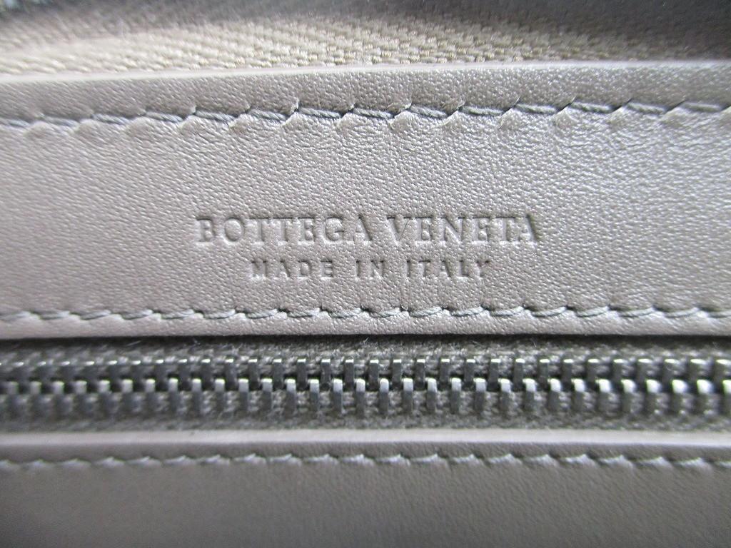Authentic BOTTEGA VENETA Intrecciato Beige brown Leather Round Zip Wallet Purse #a950  Refurbished