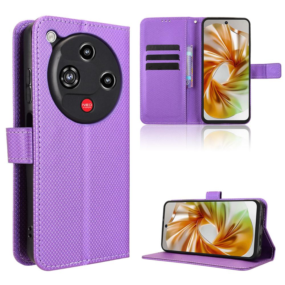 Flip Cover für ZTE nubia Focus 2 PU-Leder Ganzkörperschutz [RFID-Blockierung] Handyhüllen Brieftaschenhülle