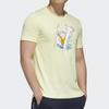 Adidas Neo Sport Straight T-Shirt Men Tops Light-Yellow GJ9975