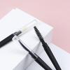 1Pcs Portable Short Spiral Eyebrow Brush With Transparent Dust Cover Eyelash Comb Lip Brush Eyebrow Extension Makeup Tool