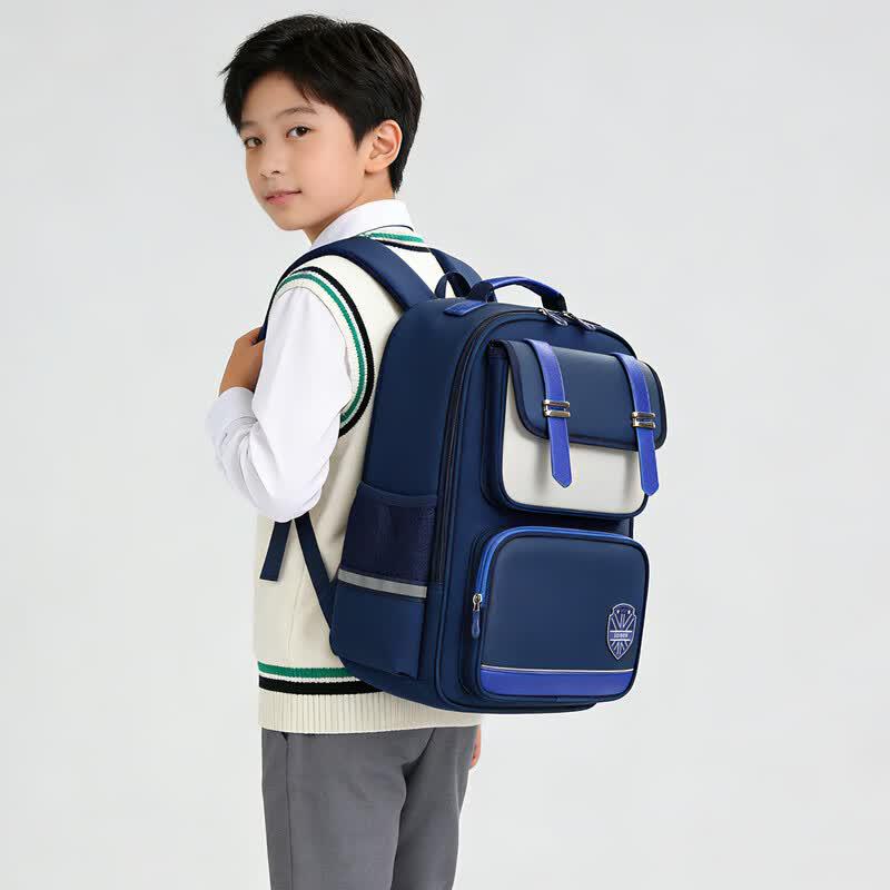 Edison Ergonomic Reflective Primary School Backpack Large (Grades 3-6) RESPONDS)