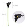 10 Pcs Artificial Calla Lily Real Touch Artificial Flowers for Wedding Bridal Bouquet Home Decor Party Supplies