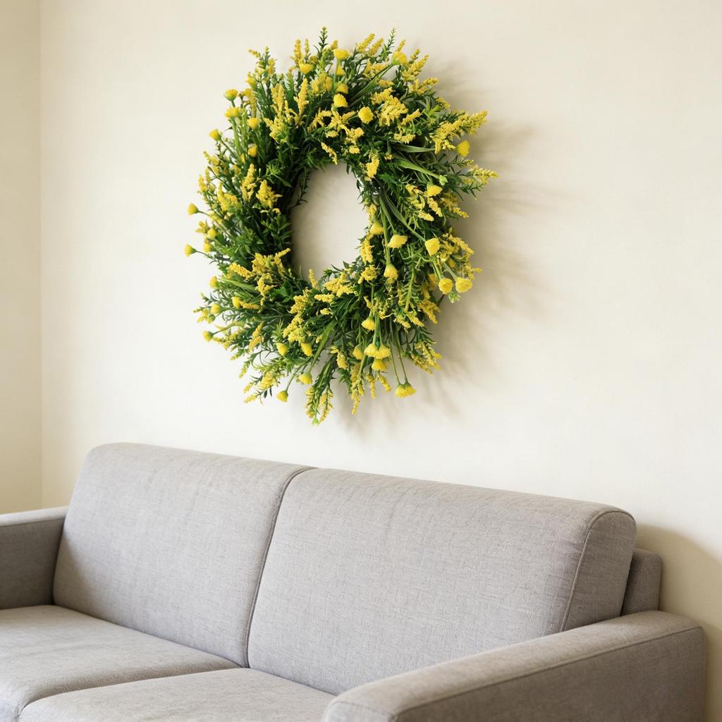 Kai Jin Lavender Letter Wreath for Indoor/Outdoor Door Decoration