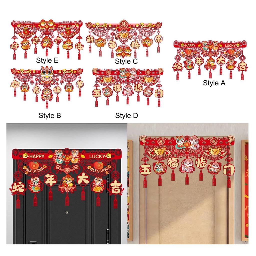 2026 Chinese New Year Decoration Versatile for Outdoor Window Courtyard Door