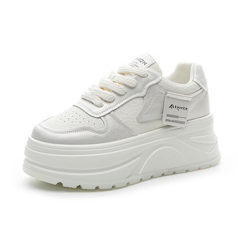 Inner height-increasing women's shoes 2026 spring and summer new versatile muffin thick baseplate shoes casual sports shoes