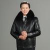 Men'S Liner Leather Jacket New Men'S Fur Collar Liner Removable Two-Piece Leather Jacket Warm