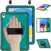 IPad 10th Gen 10.9 Inch Protective Case With Kickstand Wrist Strap Shockproof Hard Shell Cover In PC Material