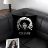The Cure Rockband Kissenbezug Natürlicher Leinen Bio-Stoff Doppelseitiger Druck Sofa Heimdekoration Geschenk Kissenhülle