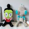 20cm Invader Zim Reißverschluss-Mund Plüschtiere Anime Weiches Plüschtier Peripherieartikel Stoffpuppen Sammlerstücke Ornamente Kissen Kindergeschenke