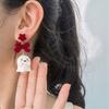 Fashionable Glowing In Dark Specters Earrings Unique Fashion Jewelry Accessory for Trendy Women Ladies Night Event