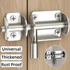 Stainless Steel Door Latch Solid Sliding Bolt Door Latch Lock with Screws Garden Door Bathroom Door Hardware Door Security Lock