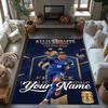 Mbappe Dostosuj Tekst Dywanik Podłogowy Dywanik Biurowy Idealny do Przedpokoju Wejścia Kuchni Pokoju Gier Antypoślizgowy Dywan Dekoruj Biura