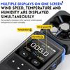 Handheld LCD Wind Meter Airflows Meter Wind Speed Gauge Meter Anemometer Measuring Wind Temperature Humidity