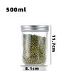 ZISIZ Transparent Glass Jars