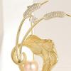 Bo Xin Yun Elegant Pearl Leaf Brooch - High-End Fashion Accessory & Gift
