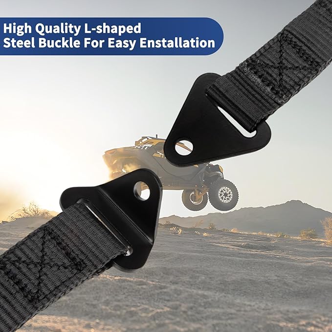 2PCS Black Limit Straps Fixed/Adjustable length Accessories UTV X3 Door Limiter Straps For Can-Am Maverick X3 2017-2023