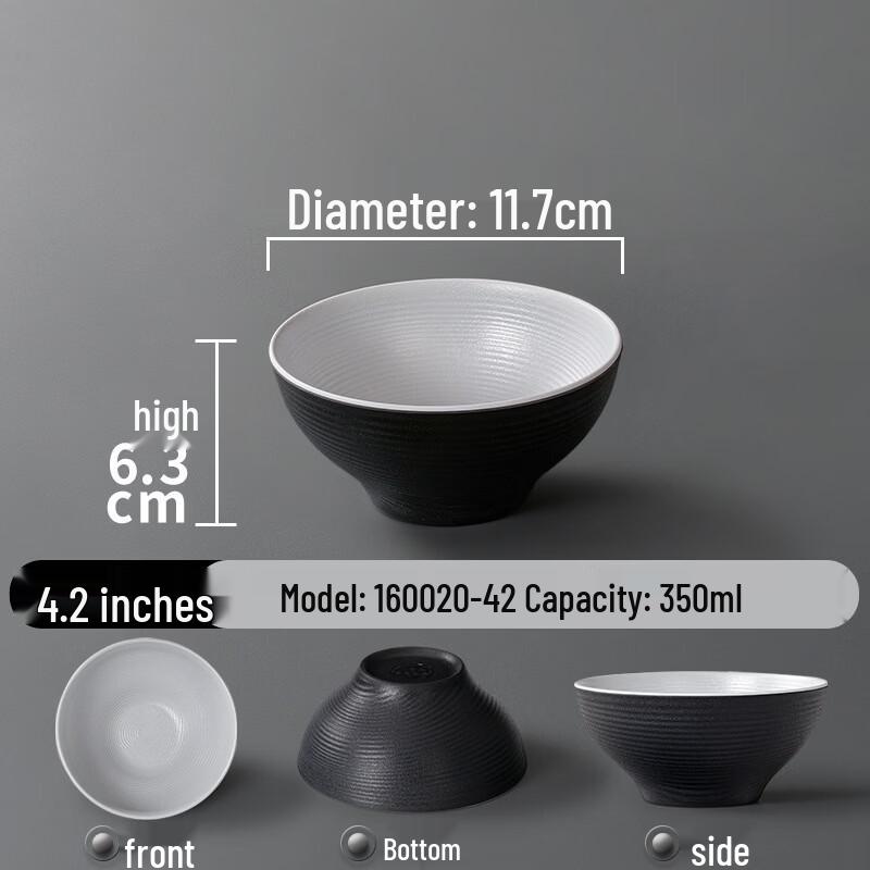 Yuzhuxun Melamine Small Rice Soup Bowl