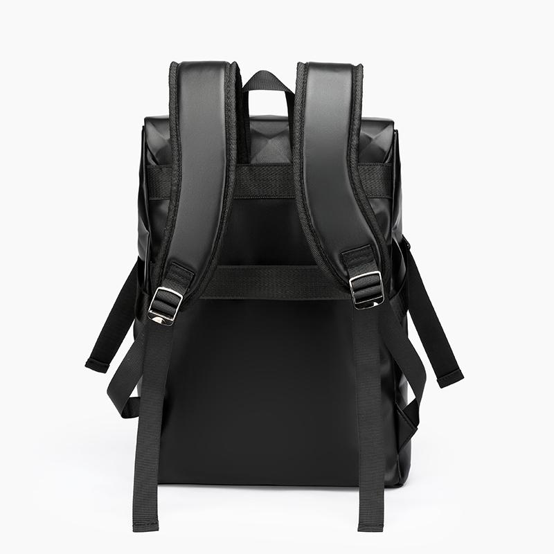 Trendy casual backpack for men's commuting, large capacity travel, computer backpack, minimalist, college student backpack