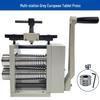 European Style Hand-Crank Metal Press for Tablets, Jewelry, and Wire: Round/Square Shaping & Drawing