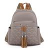 Dámský látkový batoh Oxford Látkový batoh Fashion Tassel Travel Backpack