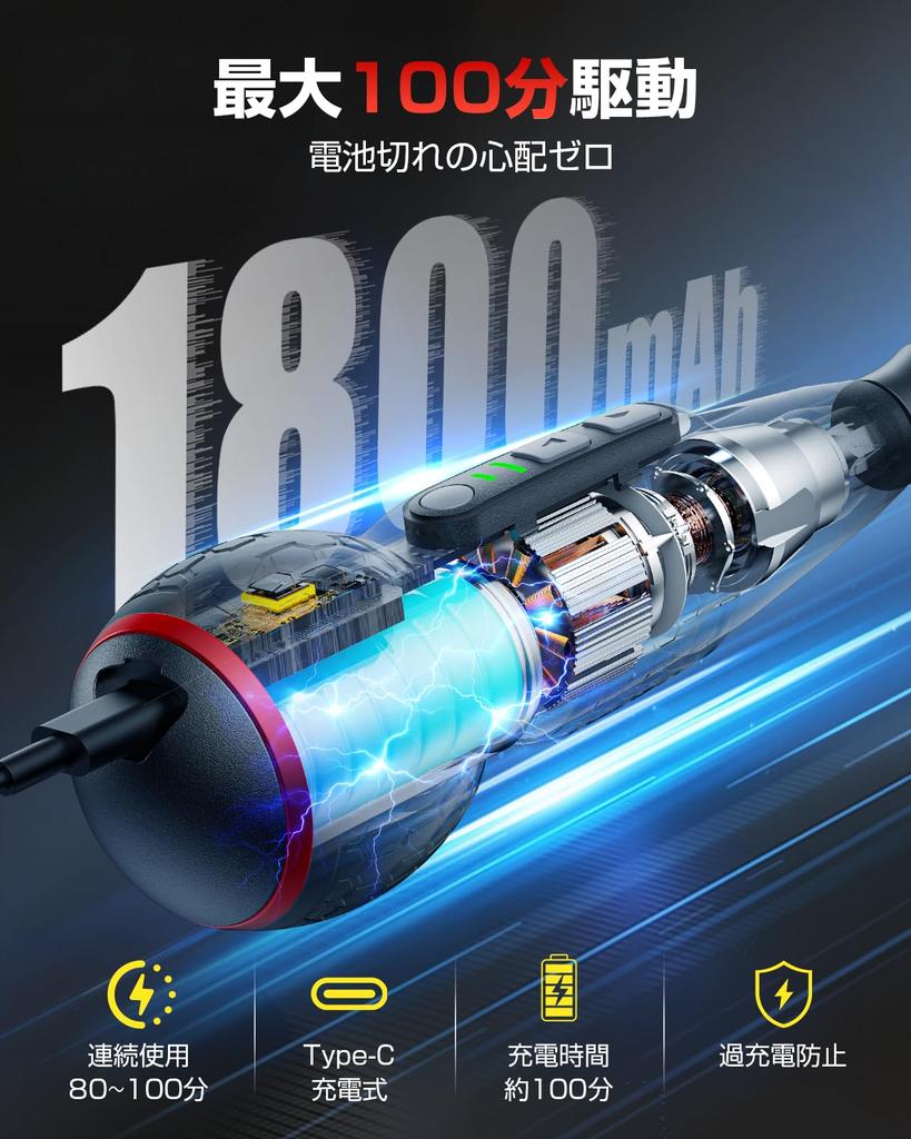 Yacooda Kompakter elektrischer Schraubendreher Sichtbarer elektrischer Schraubendreher mit Bit-Aufbewahrungskoffer LED Einfach Geeignet für Frauen und Klares Rot [Traditionell]