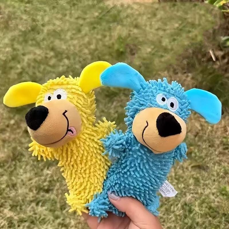 Hundespielzeug Interaktives Plüschhund Quietschspielzeug Mikrofaserball Monster Spielzeug Anwendbar auf Hundespielzeug Kauer Geeignet Kleiner Mittlerer Hund