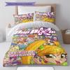 PopPixie poster Bedding Quilt Set Quilt Cover Pillowcase Home Decoration Birthday Gift (1 * duvet cover + 2 * pillowcase, without core)