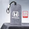 Suede Car NFC Card Key Case Full Cover Protector Keyring Shell Fob Auto Accessory For New Civic 11th Gen ZRV Integra 2023