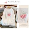 Plus Size Women's Knit Shirt, Round Neck, Loose Fit, Bust 150/160, Mid-Length