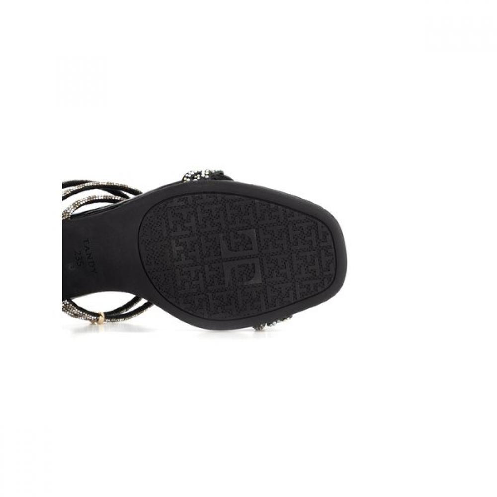 Tandy Damensandalen Schwarz 725044