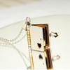2025 Spring/Summer New Arrival: Titanium Steel Love Letter Necklace with Openable Pendant - Personalized Couple Style