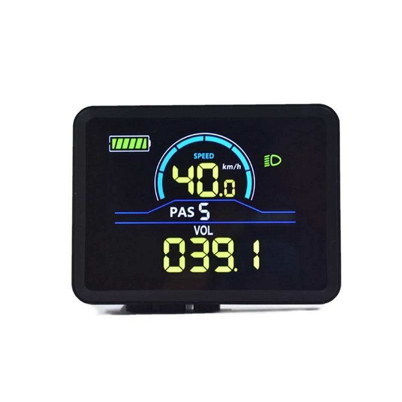 A16P-P5C Display LCD per Bicicletta Elettrica 24V-60V Ebike Display Intelligente IP67 UART Display LCD Colorato