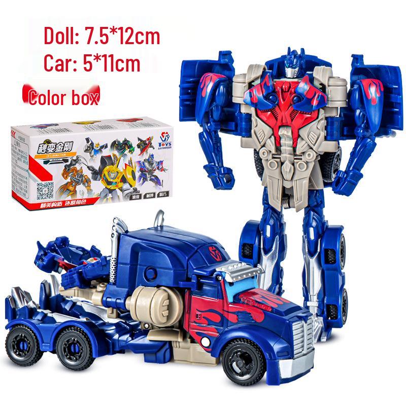 One-Step Car-to-Dinosaur Robot Toy for 6-Year-Old Boys